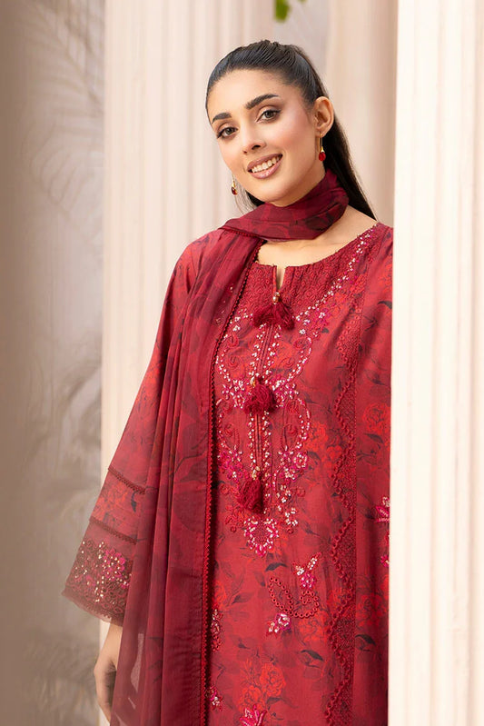 Picture of Ellena - 3-PC Stitched Embroidered Suit - Available at Raja Sahib