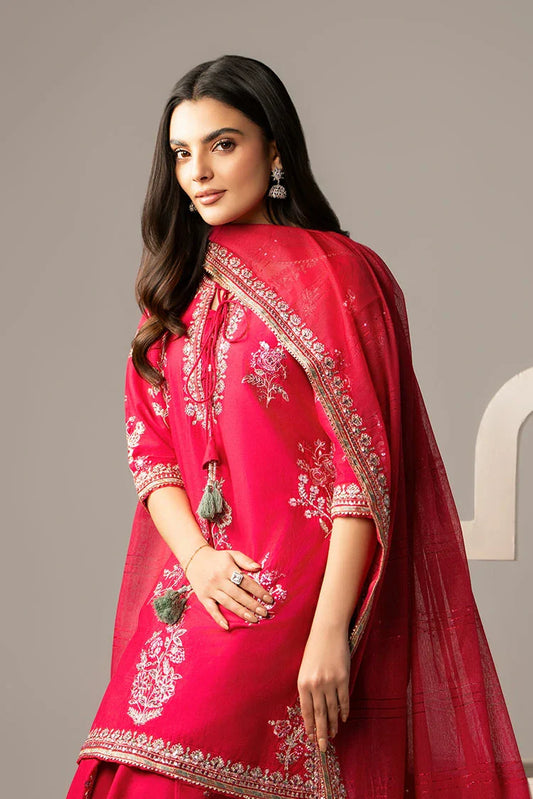 Picture of Ellena - 3-PC Stitched Embroidered Suit - Available at Raja Sahib