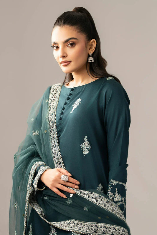 Picture of Ellena - 3-PC Stitched Embroidered Suit - Available at Raja Sahib