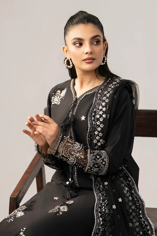 Ellena - 3-PC Stitched Embroidered Suit