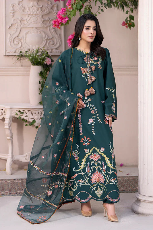 Picture of Ellena - 3-PC Stitched Embroidered Suit - Available at Raja Sahib