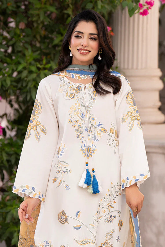 Picture of Ellena - 3-PC Stitched Embroidered Suit - Available at Raja Sahib