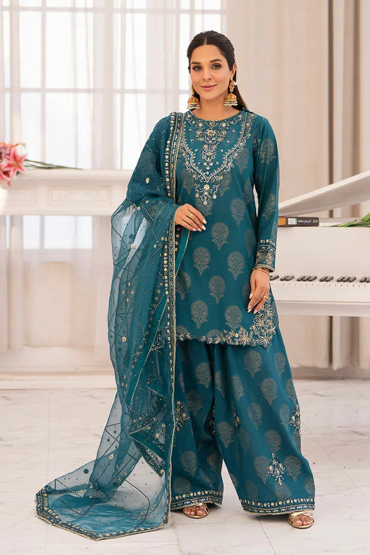 Picture of Ellena - 3-PC Stitched Embroidered Suit - Available at Raja Sahib