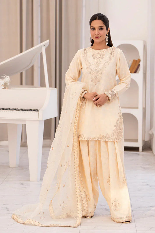 Picture of Ellena - 3-PC Stitched Embroidered Suit - Available at Raja Sahib
