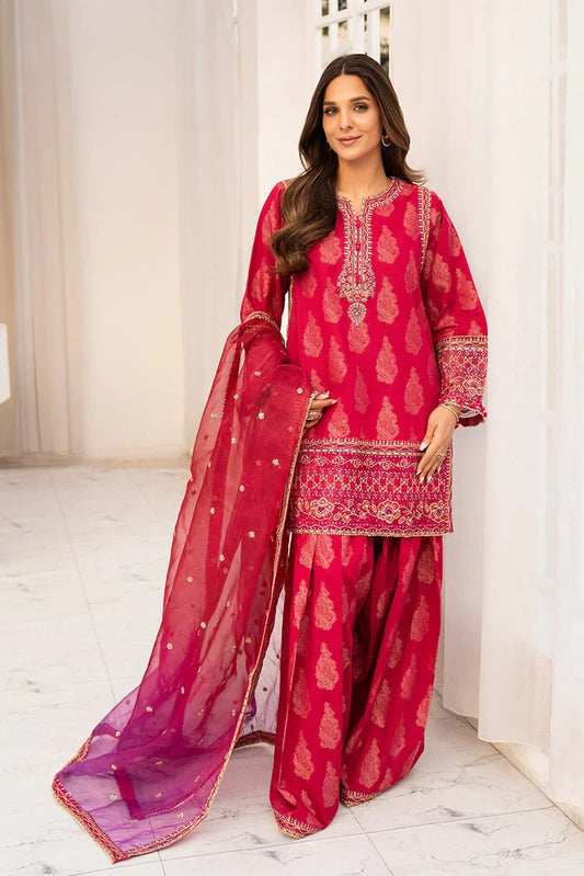 Picture of Ellena - 3-PC Stitched Embroidered Suit - Available at Raja Sahib