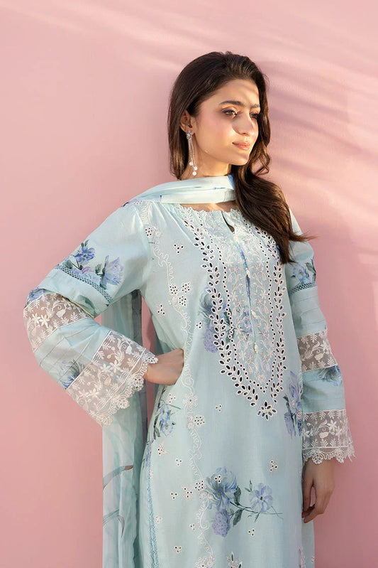Picture of 3-PC Stitched Embroidered Suit - Available at Raja Sahib
