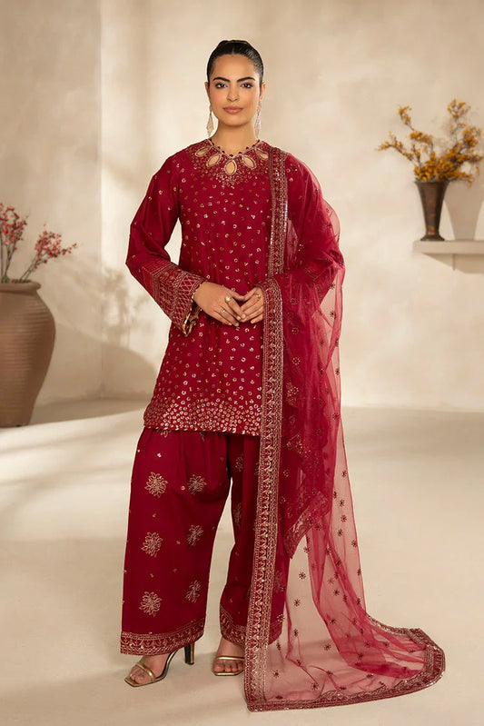 Picture of Ellena - 3-PC Stitched Embroidered Suit - Available at Raja Sahib