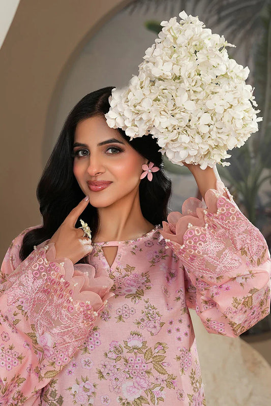 Picture of 2-PC Stitched Printed Suit - Available at Raja Sahib