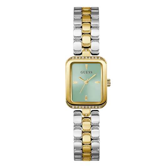 Picture of Guess Two-tone Stainless Steel Green Dial Quartz Watch for Ladies - GW0865L4 - Available at Raja Sahib