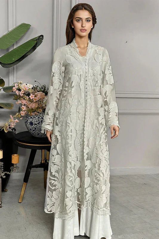 Picture of Threads & Motifs - Embroidered Jacket With Trouser - 9159 - Available at Raja Sahib