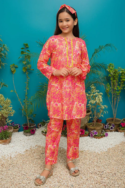 Picture of Modest - Flamingo Bloom - 9210 - Available at Raja Sahib