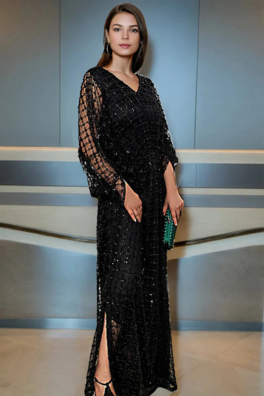 Picture of Threads & Motifs - Embroidered Kaftan - 9750 - Available at Raja Sahib