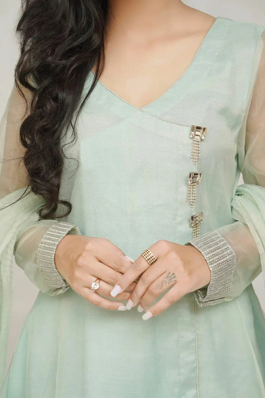 Picture of Bonitaestilo - Bloom Festive - Pista Sharara - Available at Raja Sahib