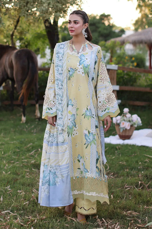 Picture of <!--adv-->Elaf - ECK-05A CITRUS CRUSH Print Chikankari Collection Vol 2 - Available at Raja Sahib