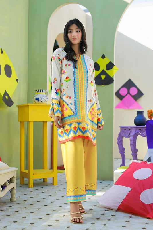 Picture of Anayra Amal - Printnation - Sky Petals - Available at Raja Sahib