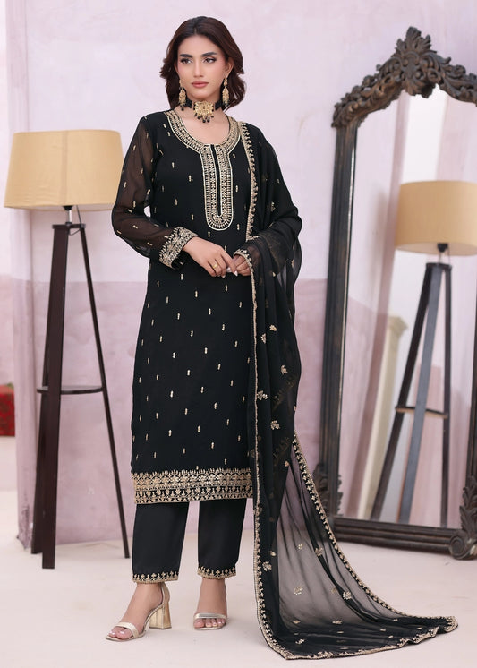 Picture of Abaan Zohan - Ada - Black - 3 Piece - Available at Raja Sahib