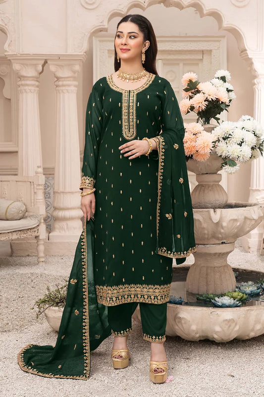 Picture of Abaan Zohan - Ada - Kaai Green - 3 Piece - Available at Raja Sahib