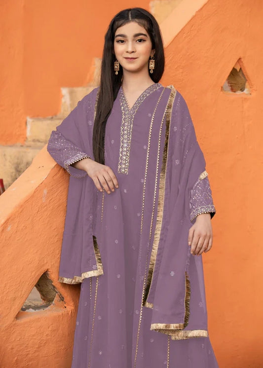Picture of Abaan Zohan - Kashish - Kids Lilac - 3 Piece - Available at Raja Sahib