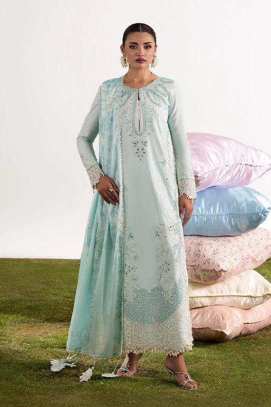 Picture of Amber Imran - Amora Luxury Lawn - Mist - Available at Raja Sahib