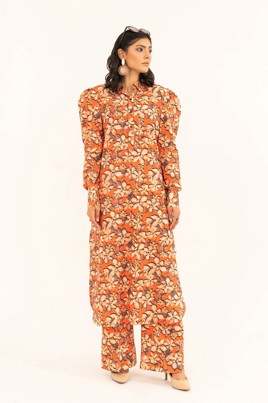 Kleren - Aroma Digital Printed Lawn - Stitched - A-26