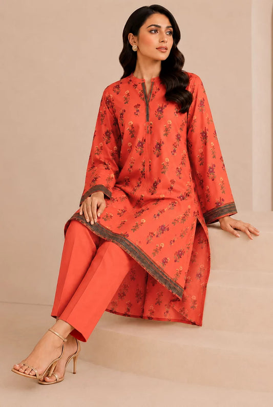 Picture of Kleren - Printed Lawn - A-42 - 2 Piece - Unstitched - Available at Raja Sahib