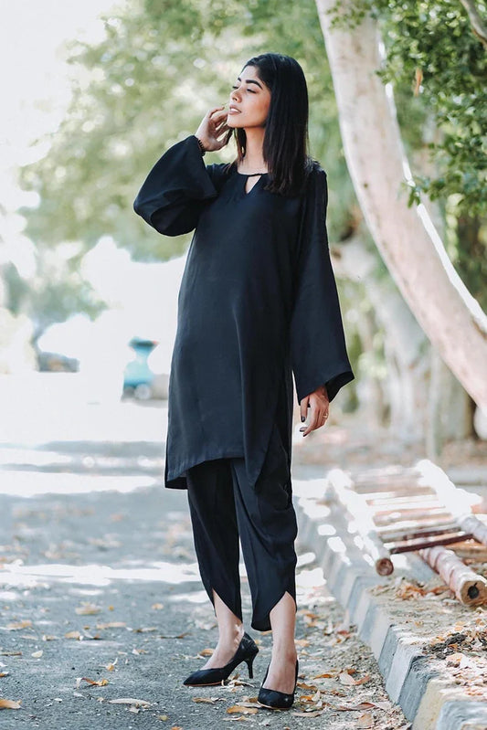 Picture of Zauk - 2 Piece - Black - Available at Raja Sahib