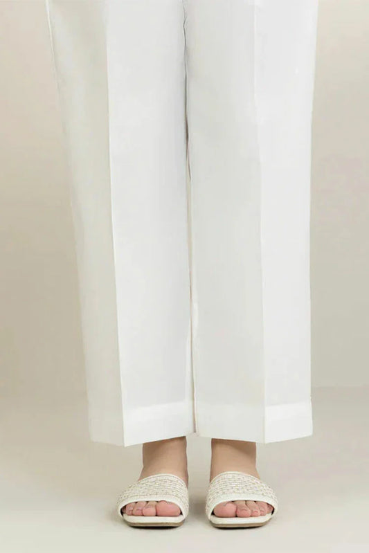 Picture of 6Teen - Basic White Trouser - Available at Raja Sahib