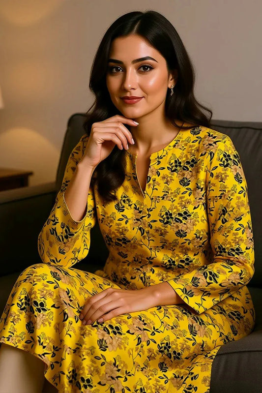 Picture of Lala - Blossom 2PC Linen Bana Dora Collection - LS-0392-Honey Haze - Unstitched - Available at Raja Sahib