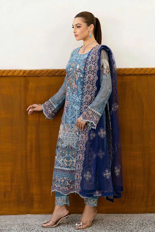 Picture of Ramsha - Chevron Embroidered Chiffon Collection Vol 10 - A-1006 - Unstitched - Available at Raja Sahib