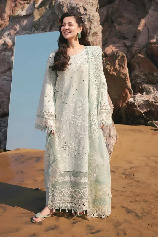 Picture of Serene - Hania Luxury Lawn Collection - SL 80 Zimal - Unstitched - Available at Raja Sahib
