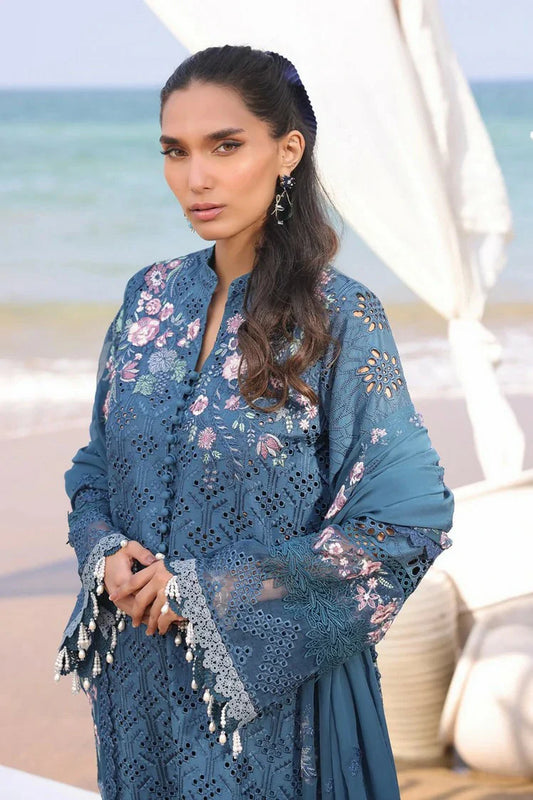 Picture of Serene - Hania Luxury Lawn Collection - SL 86 Mirha - Unstitched - Available at Raja Sahib