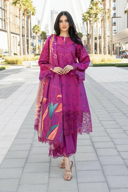 Picture of Rang Rasiya - Carnation Embroidered Lawn Collection - 10 Mahra - Unstitched - Available at Raja Sahib