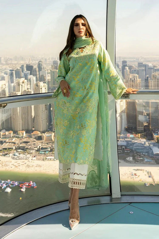 Picture of Rang Rasiya - Carnation Embroidered Lawn Collection - 06 Bellla - Unstitched - Available at Raja Sahib