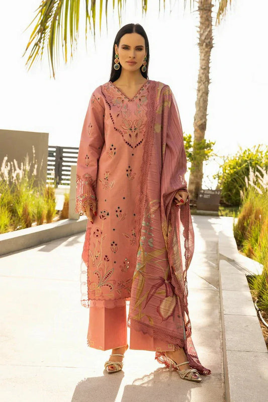 Picture of Rang Rasiya - Carnation Embroidered Lawn Collection - 09 Orchid - Unstitched - Available at Raja Sahib