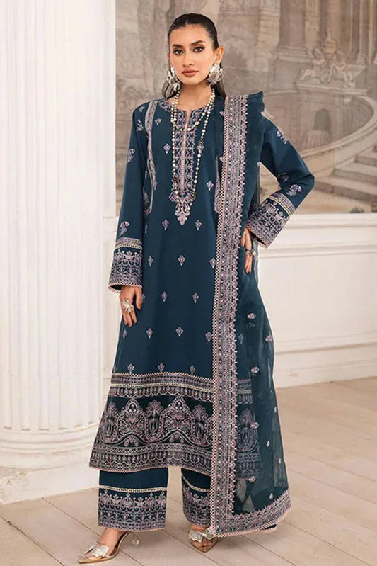 Picture of Maryum N Maria - Mira Luxury Lawn Collection - FIROUZEH-FS50101 - Unstitched - Available at Raja Sahib