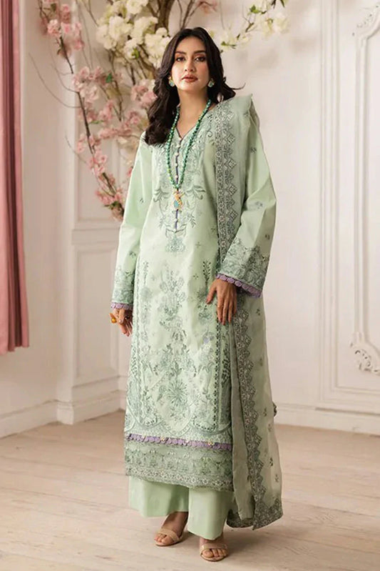 Picture of Maryum N Maria - Mira Luxury Lawn Collection - ZINAT-FS50112 - Unstitched - Available at Raja Sahib