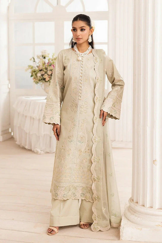 Picture of Maryum N Maria - Mira Luxury Lawn Collection - ESMAT-FS50099 - Unstitched - Available at Raja Sahib