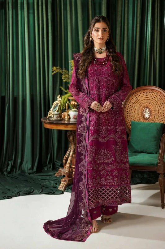 Picture of House of Nawab - Gulmira Luxury Chiffon Collection - 01 IBRAH - Unstitched - Available at Raja Sahib