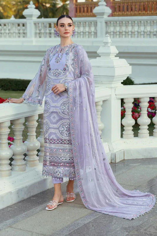 Picture of Zebtan - Zeenat Luxury Chiffon Collection Vol 23 - ZN-03 Off White - Unstitched - Available at Raja Sahib