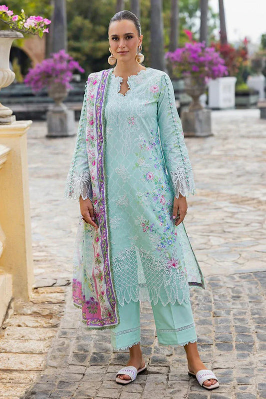 Picture of Rajbari - Floral Symphony Lawn Collection - Design 06 - Unstitched - Available at Raja Sahib