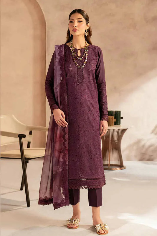 Picture of Zarif - Chikankari Lawn Collection - UNST-LWN-06 VIRAYA - Unstitched - Available at Raja Sahib