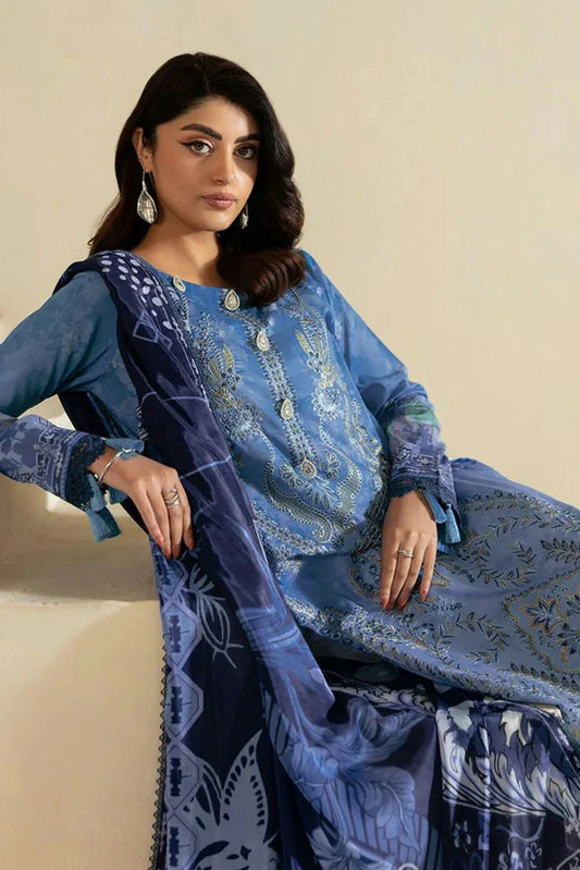 Picture of Ramsha - Mashaal Luxury Lawn Collection Vol 13 - L-1302 - Unstitched - Available at Raja Sahib
