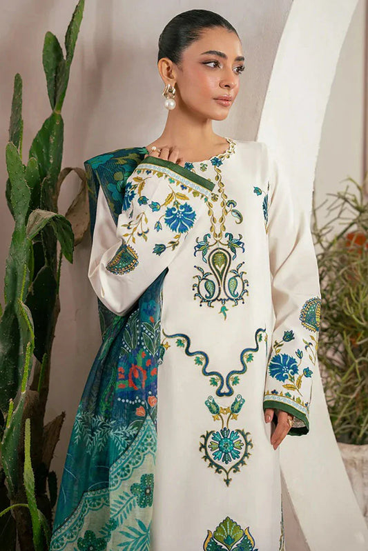 Picture of Rajbari - Parisa Premium Summer Edit - Design 05 - Unstitched - Available at Raja Sahib