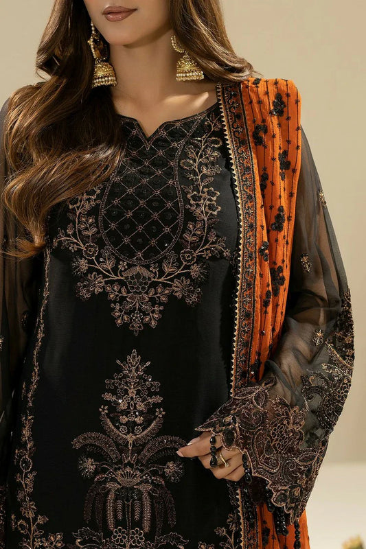 Picture of Imrozia - Nisha Eid Luxury Chiffon Edit - M-87 WANIYA - Unstitched - Available at Raja Sahib