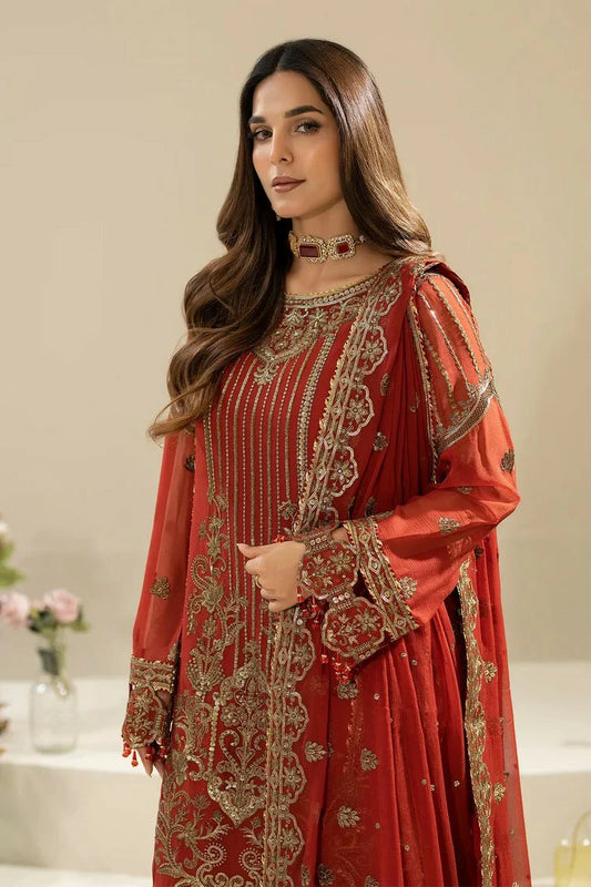 Picture of Imrozia - Nisha Eid Luxury Chiffon Edit - M-90 AREESHA - Unstitched - Available at Raja Sahib