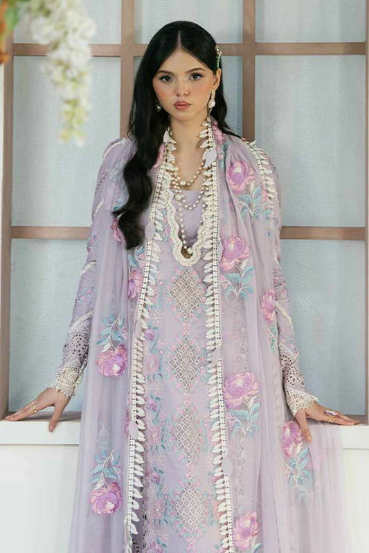 Picture of Zevk - Flora Festive Lawn Vol 2 - 03 LILLY - Unstitched - Available at Raja Sahib