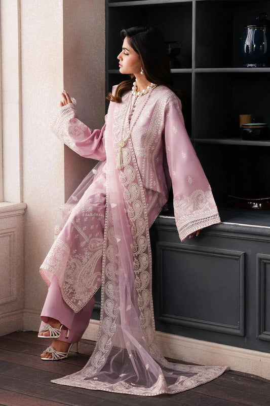 Picture of Freesia - Aqs Luxury Lawn Collection - ADINA-FS50117 - Unstitched - Available at Raja Sahib