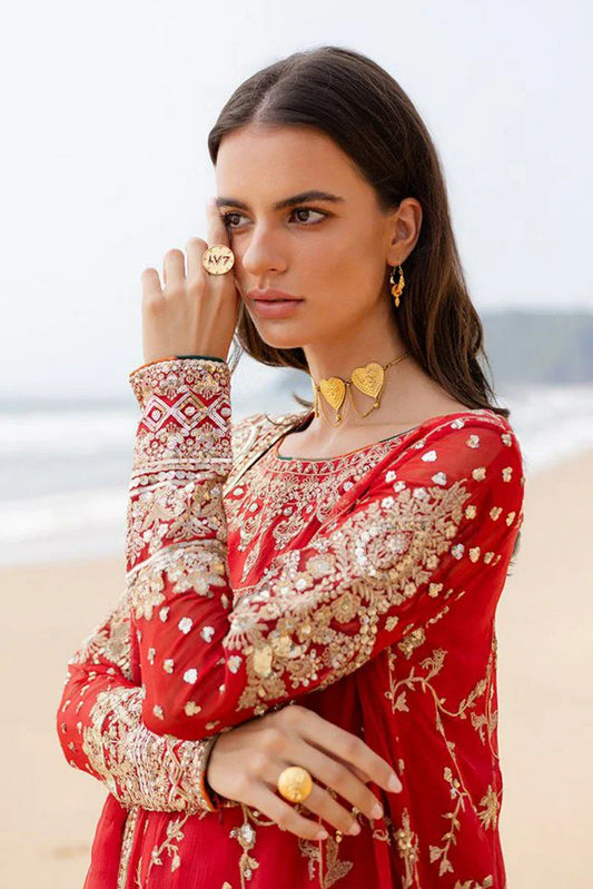 Picture of Freesia - Zyra Luxury Chiffon Collection - Anvi -FW40055 - Unstitched - Available at Raja Sahib