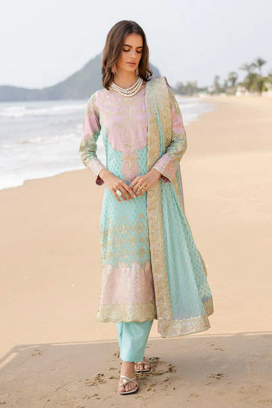 Picture of Freesia - Zyra Luxury Chiffon Collection - Aarohi-FW40056 - Unstitched - Available at Raja Sahib