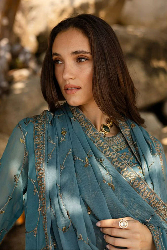 Picture of Freesia - Zyra Luxury Chiffon Collection - Aarvi-FW40059 - Unstitched - Available at Raja Sahib